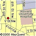map showing location of nightclub 9:30